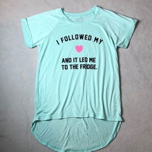 Juniors Xsmall high-low tee